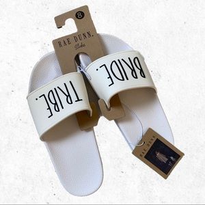 NWT Rae Dunn Sz 8 Bride Tribe Bridesmaid Sandals